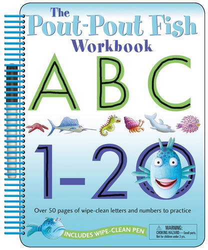 The Pout-Pout Fish: Wipe Clean Workbook ABC, 1-20 (Over 50 Pages of Wipe-Clean Letters and Numbers to Practice) by Deborah Diesen, Dan Hanna, 9781250061959