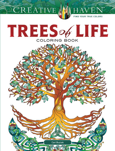 Creative Haven Trees of Life Coloring Book by Cari Buziak, 9780486818597