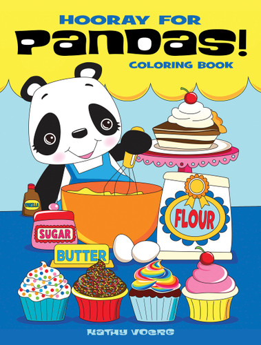 Hooray for Pandas! Coloring Book by Kathy Voerg, 9780486845814