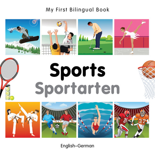 My First Bilingual Book-Sports (English-German) by Milet Publishing, 9781840597530