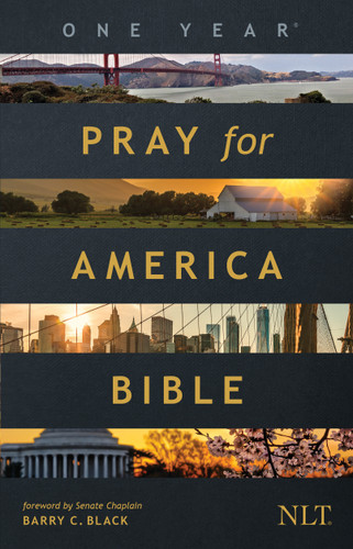 The One Year Pray for America Bible NLT (Softcover) by New Living Translation, Tyndale, 9781496443731