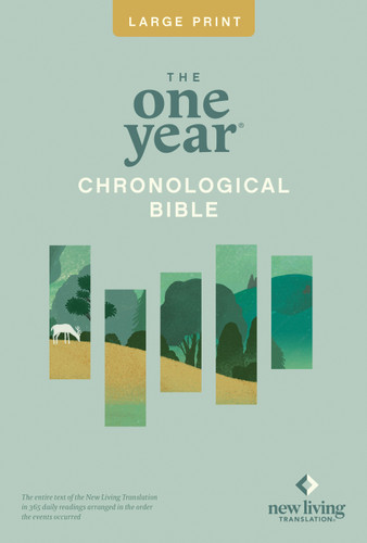 The One Year Chronological Bible NLT, Large Print Thinline Edition (Softcover) by New Living Translation, Tyndale, 9781414337678