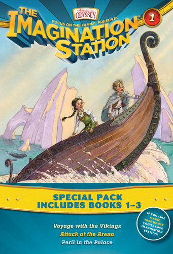 Imagination Station Books 3-Pack: Voyage with the Vikings / Attack at the Arena / Peril in the Palace by Paul McCusker, Marianne Hering, 9781589976955