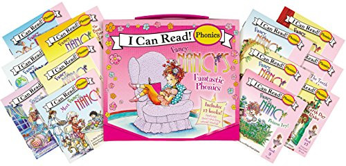 Fancy Nancy's 12-Book Fantastic Phonics Fun! (Includes 12 Mini-Books Featuring Short and Long Vowel Sounds) by Jane O'Connor, Robin Preiss Glasser, 9780062086334