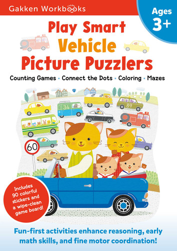 Play Smart Vehicle Picture Puzzlers Age 3+ by Gakken early childhood experts, 9784056300253