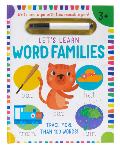Let's Learn: Word Families (Write and Wipe) ((Early Reading Skills, Letter Writing Workbook, Pen Control)) by Insight Kids, 9781647220440