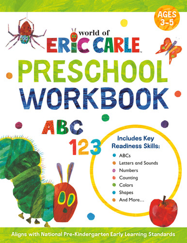 World of Eric Carle Preschool Workbook by Wiley Blevins, Eric Carle, 9780593386200