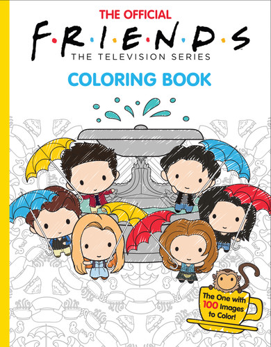 The Official Friends Coloring Book: The One with 100 Images to Color! by Micol Ostow, Keiron Ward, 9781338790900