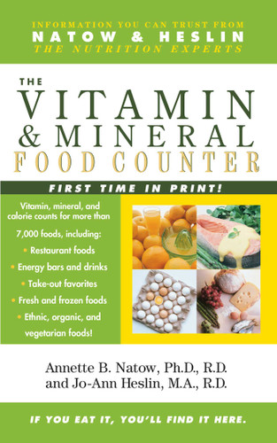 The Vitamin and Mineral Food Counter by Annette B. Natow, Jo-Ann Heslin, 9781982160395