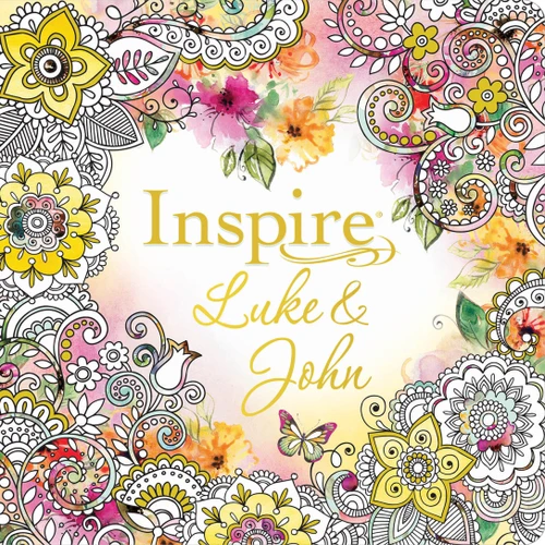 Inspire: Luke & John (Softcover) (Coloring & Creative Journaling through Luke & John) by New Living Translation, Tyndale, 9781496454997