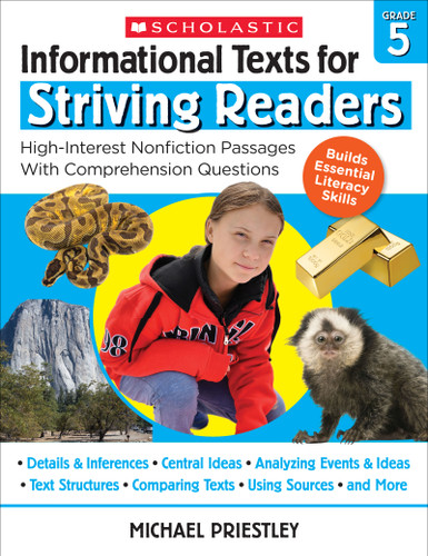 Informational Texts for Striving Readers: Grade 5 by Michael Priestley, 9781338714661