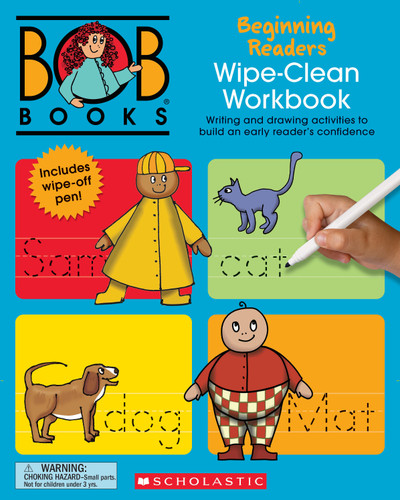 Bob Books - Wipe-Clean Workbook: Beginning Readers | Phonics, Ages 4 and up, Kindergarten (Stage 1: Starting to Read) by Lynn Maslen Kertell, 9781338800012