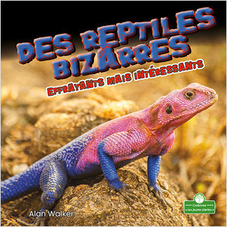 Des reptiles bizarres effrayants mais intéressants (Creepy But Cool Weird Reptiles) by Alan Walker, Annie Evearts, 9781039608436
