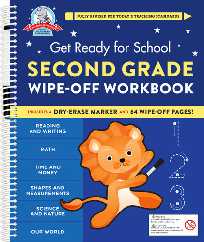 Get Ready for School: Second Grade Wipe-Off Workbook by Heather Stella, 9780762475858