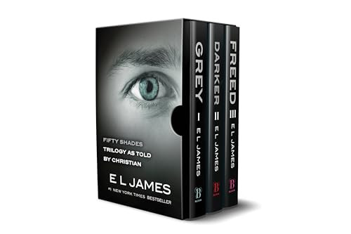 Fifty Shades as Told by Christian Trilogy (Grey, Darker, Freed Box Set) by E L James, 9781728253343