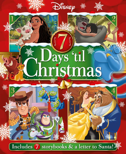Disney 7 Days 'til Christmas (With 7 Storybooks & Letter to Santa) by IglooBooks, 9781801087445