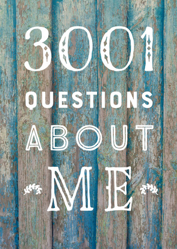 3,001 Questions About Me  - Second Edition by Editors of Chartwell Books, 9780785840336 3,001 Questions About Me  - Second Edition by Editors of Chartwell Books, 9780785840336