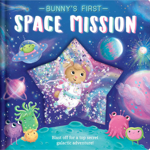 Bunny's First Space Mission (With Glitter Pouch) by IglooBooks, Anna Kubaszewska, 9781839037887