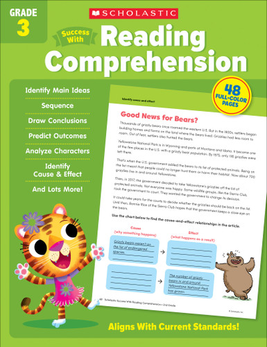 Scholastic Success with Reading Comprehension Grade 3 Workbook by Scholastic Teaching Resources, 9781338798609