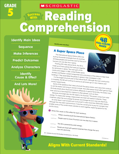 Scholastic Success with Reading Comprehension Grade 5 Workbook by Scholastic Teaching Resources, 9781338798630