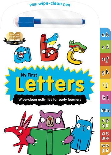 Help with Homework: My First Letters-Wipe-Clean Activities for Early Learners (For 2+ Year-Olds-Includes Wipe-Clean Pen) by IglooBooks, Katie Abey, 9781801087803
