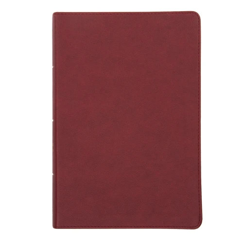 NASB Giant Print Reference Bible, Burgundy LeatherTouch, Indexed by Holman Bible Publishers, 9781087766058
