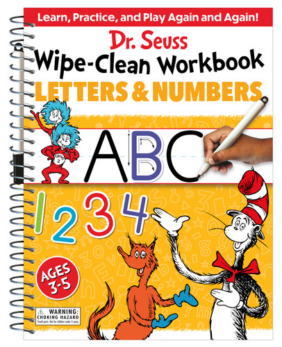 Dr. Seuss Wipe-Clean Workbook: Letters and Numbers (Activity Workbook for Ages 3-5) by Dr. Seuss, 9780525572251 Dr. Seuss Wipe-Clean Workbook: Letters and Numbers (Activity Workbook for Ages 3-5) by Dr. Seuss, 9780525572251