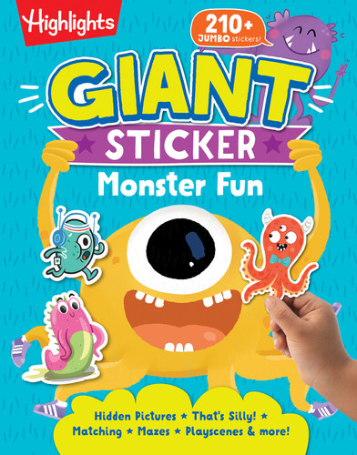 Giant Sticker Monster Fun by Highlights, 9781644728956