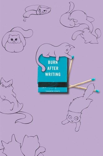 Burn After Writing (Purple With Cats) by Sharon Jones, 9780593539514