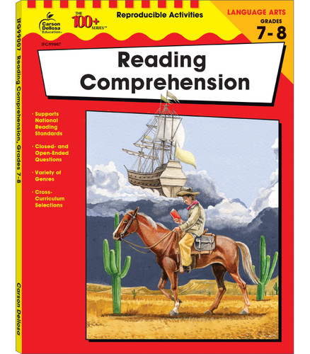 Reading Comprehension, Grades 7 - 8 by Carson Dellosa Education, 9780742417694