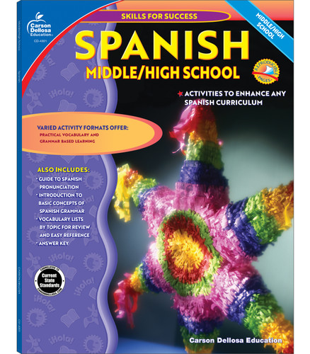 Spanish, Grades 6 - 12 by Cynthia Downs, 9780887247583