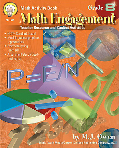 Math Engagement, Grade 8 (Teacher Resource and Student Activities) by Melissa J. Owen, 9781580372367