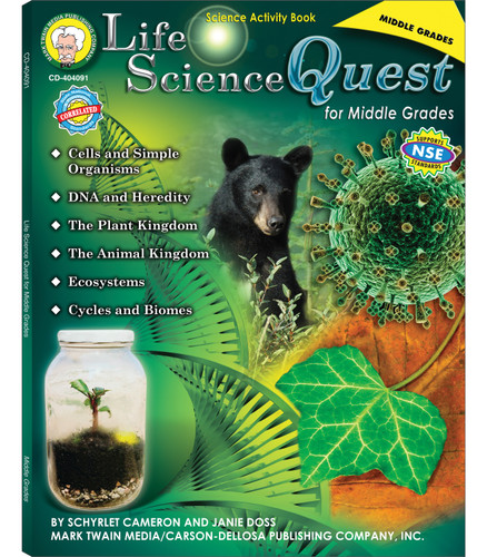 Life Science Quest for Middle Grades by Schyrlet Cameron, Janie Doss, 9781580374507