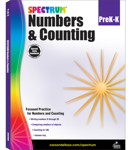 Numbers & Counting, Grades PK - K by Spectrum, Carson Dellosa Education, 9781483831039