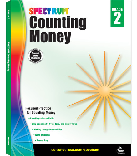 Counting Money, Grade 2 by Spectrum, Carson Dellosa Education, 9781483831107