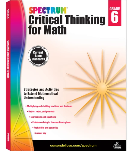 Spectrum Critical Thinking for Math, Grade 6 by Spectrum, 9781483835532