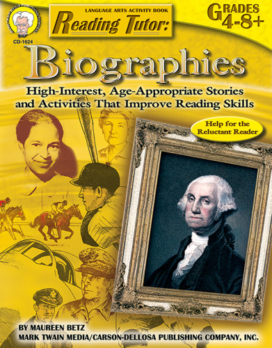 Reading Tutor, Grades 4 - 8 (Biographies) by Maureen Betz, 9781580372640