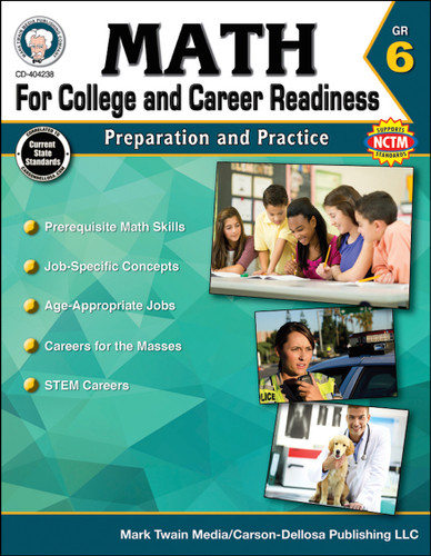 Math for College and Career Readiness, Grade 6 (Preparation and Practice) by Christine Henderson, Karise  Mace, Stephen Fowler, Amy Jones-Lewis, 9781622235834