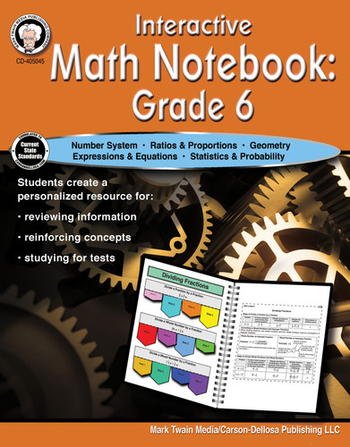 Interactive Math Notebook Resource Book, Grade 6 by Schyrlet Cameron, Carolyn Craig, 9781622238132
