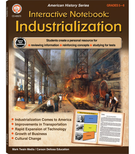 Interactive Notebook: Industrialization by Schyrlet Cameron, 9781622238620
