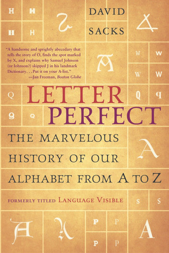 Letter Perfect (The Marvelous History of Our Alphabet From A to Z) by David Sacks, 9780767911733