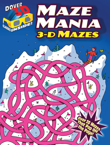 3-D Mazes--Maze Mania by Viki Woodworth, 9780486490168