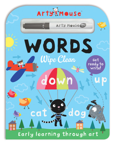 Arty Mouse Wipe Clean Words by Mandy Stanley, Mandy Stanley, 9781787002548