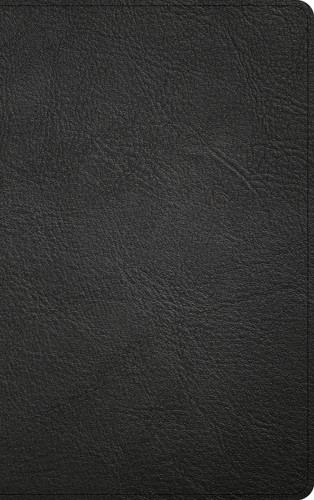 KJV Single-Column Personal Size Bible, Black Genuine Leather by Holman Bible Publishers, 9781087730493
