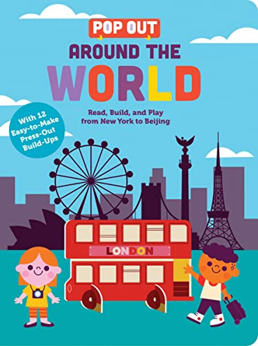 Pop Out Around the World (Read, Build, and Play from New York to Beijing. An Interactive Board Book About Diversity and Cities Around the World) by duopress labs, Daniel Clark, Anna Clark, 9781950500994