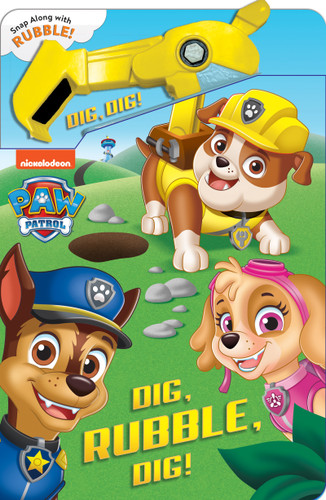 PAW Patrol: Dig, Rubble, Dig! (An Action Tool Book) by Maggie Fischer, Jason Fruchter, 9780794450236