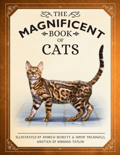 The Magnificent Book of Cats ((Kids Books About Cats, Middle Grade Cat Books, Books About Animals)) by Barbara Taylor, Andrew Beckett, 9781681888866
