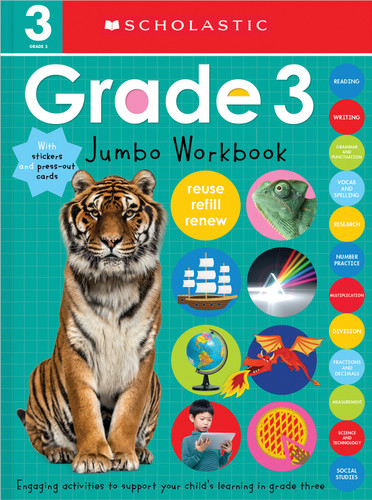 Third Grade Jumbo Workbook: Scholastic Early Learners (Jumbo Workbook) by Scholastic, 9781338883008
