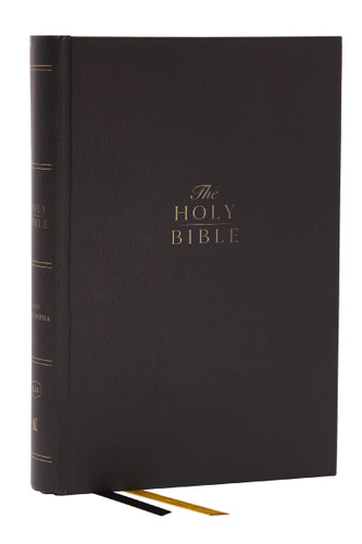 KJV Holy Bible with Apocrypha and 73,000 Center-Column Cross References, Hardcover, Red Letter, Comfort Print: King James Version by Thomas Nelson, 9781400331710