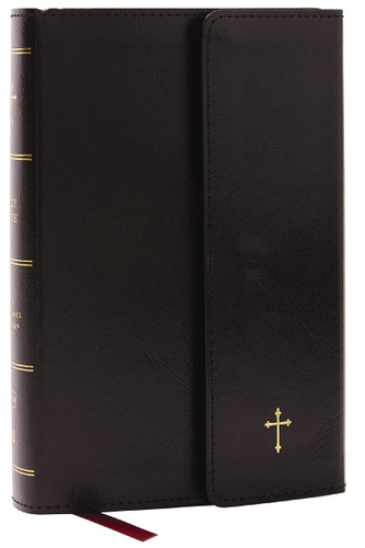 NKJV Compact Paragraph-Style Bible w/ 43,000 Cross References, Black Leatherflex w/ Magnetic Flap, Red Letter, Comfort Print: Holy Bible, New King James.. by Thomas Nelson, 9781400333325